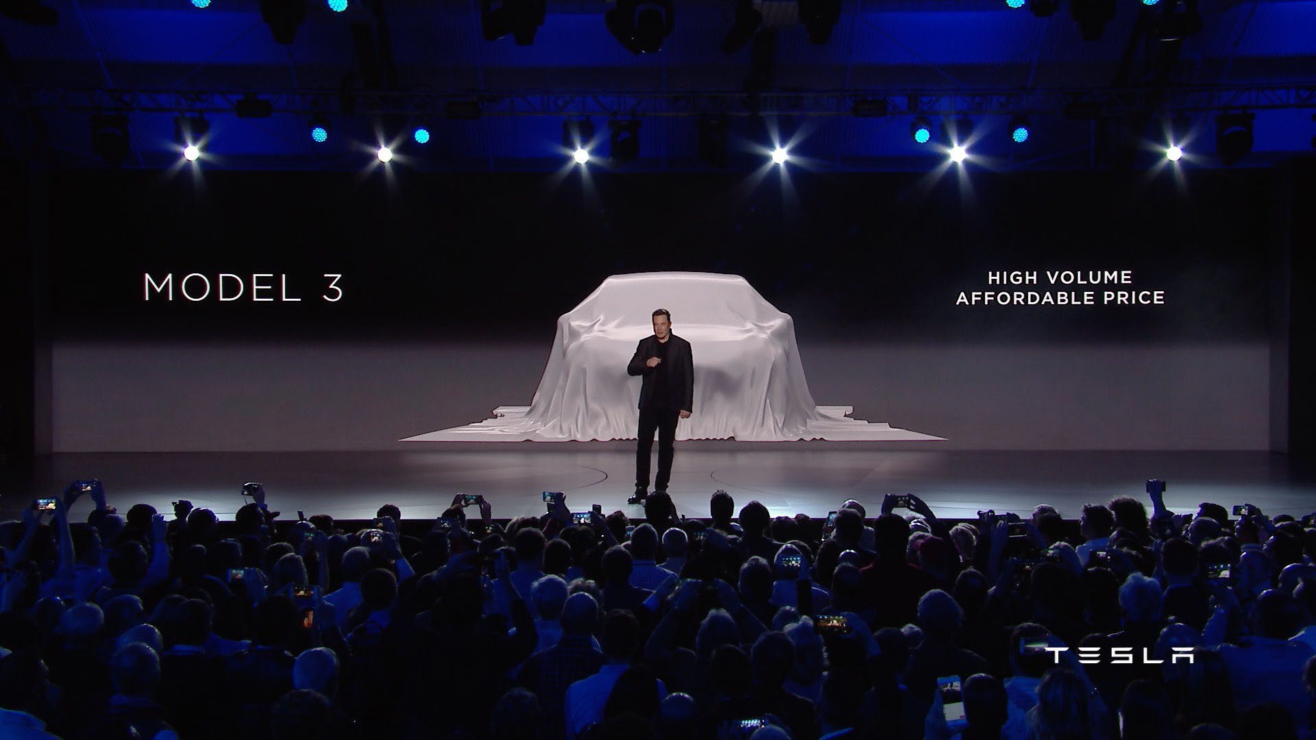 iPhoneStalking Elon Musk's Tesla Model 3 Launch AIChE