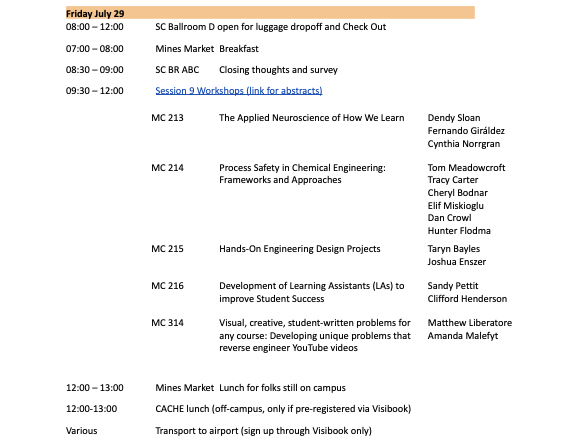 Technical Program | AIChE