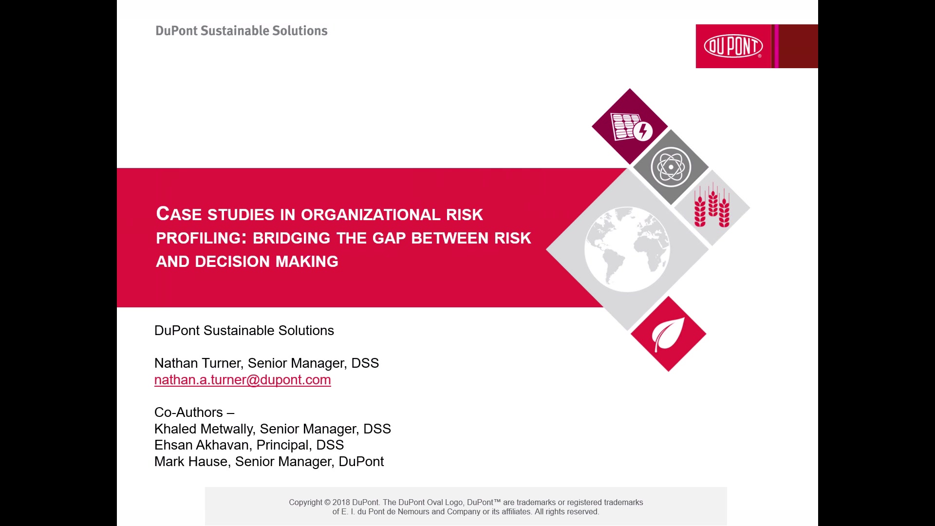 Case Study in Organizational Risk Profiling – Bridging the Gap between ...