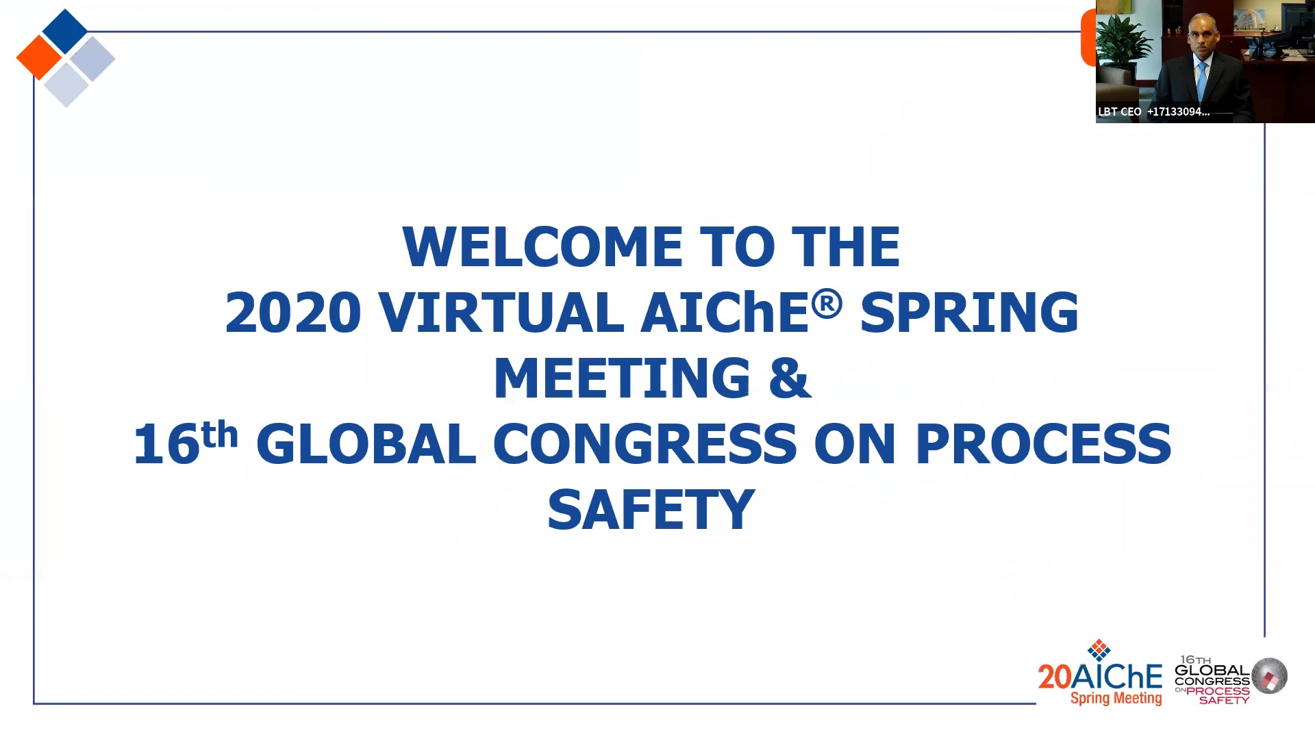 2020 AIChE Spring Meeting & 16th GCPS AGILE Award Keynote Address