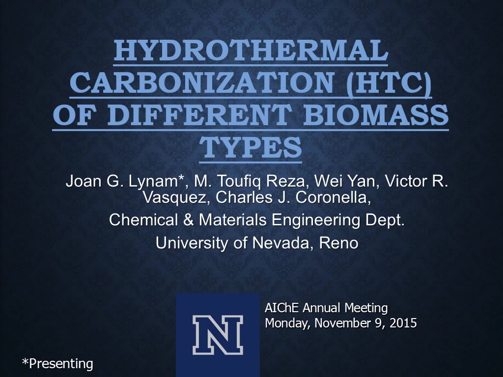 Hydrothermal Carbonization