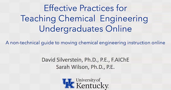 Effective Practices for Teaching Chemical Engineering Undergraduates ...