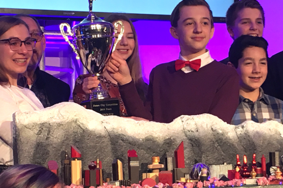 On February 18, a team from Warwick Middle School inLititz, PA, won the Grand Prize in the 2019 Future City Competition.