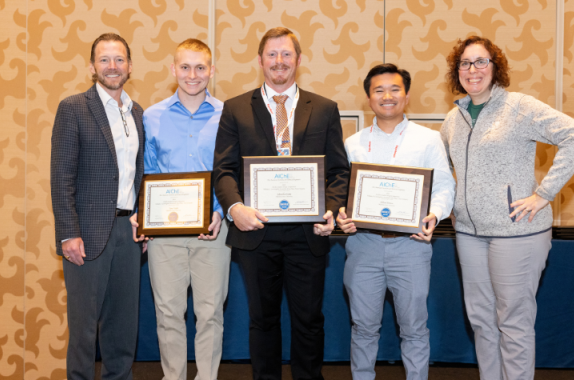 Oklahoma State University received the 1st place award in the team category of the Student Design Competition